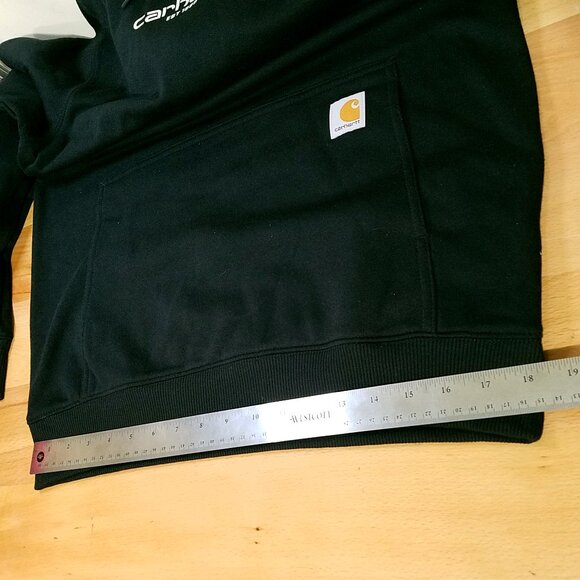 Carhartt Men’s Force Logo Hoodie Black Size Small NWT - Picture 5 of 13